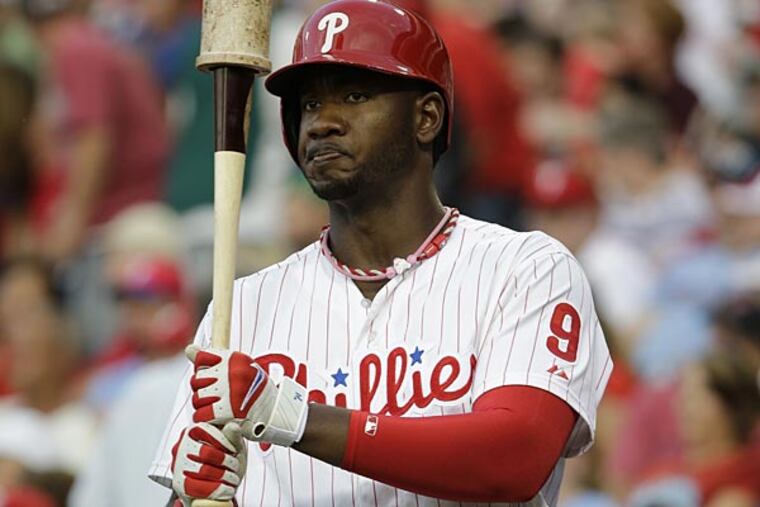 Phillies left fielder Domonic Brown. (Matt Slocum/AP)