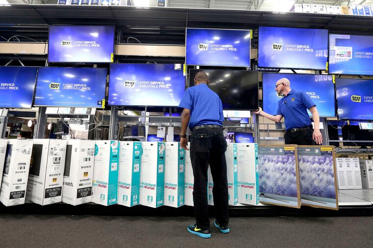 A Best Buy store in Cary, N.C. Rather than a bricks-and-mortar chain, Best Buy calls itself "a multichannel retailer."