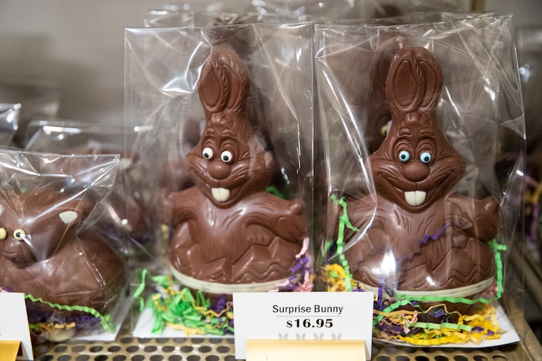 Chocolate Easter bunnies on sale just before Easter last year. They may cost consumers more this holiday, and the price is only expected to increase amid a historic cocoa bean shortage.