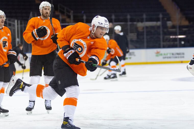 Kieffer Bellows, who was acquired in late October, is starting to establish himself with the Flyers.