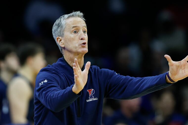 Penn coach Steve Donahue and his team are hitting the road in the lead-up to the start of Ivy League play on Jan. 6.