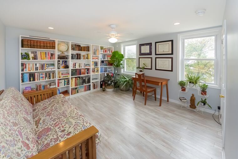 “It needed a ton of work, but we could see the potential,” the owner says. The couple updated the home throughout.