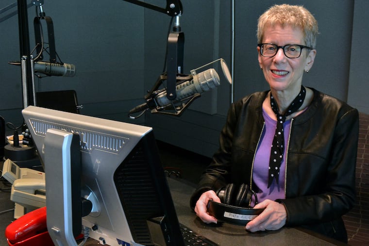 Terry Gross, host and co-executive producer of NPR and WHYY’s “Fresh Air with Terry Gross” at her WHYY Studio location in Philadelphia.