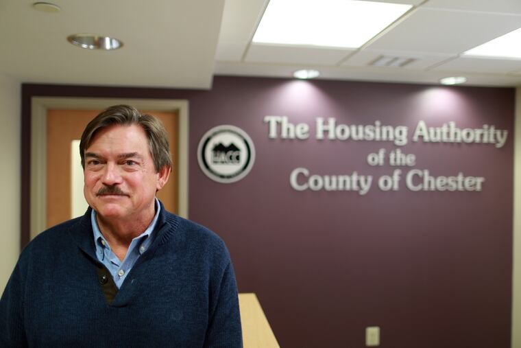 Dale Gravett, Housing Authority of Chester County executive director in his West Chester office Thursday, March 13, 2014.
