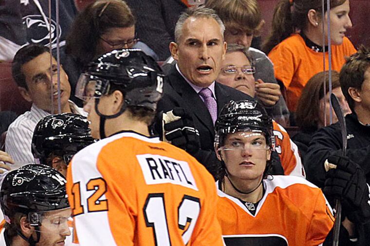 Flyers head coach Craig Berube. (Yong Kim/Staff Photographer)
