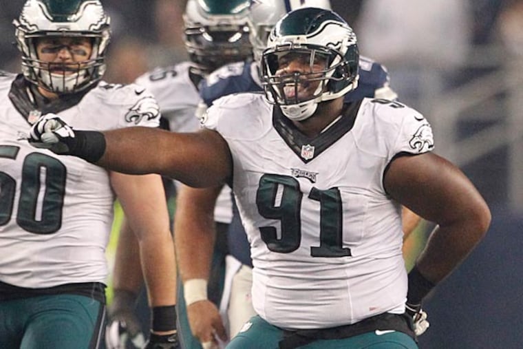Eagles defensive end Fletcher Cox. (Ron Cortes/Staff Photographer)