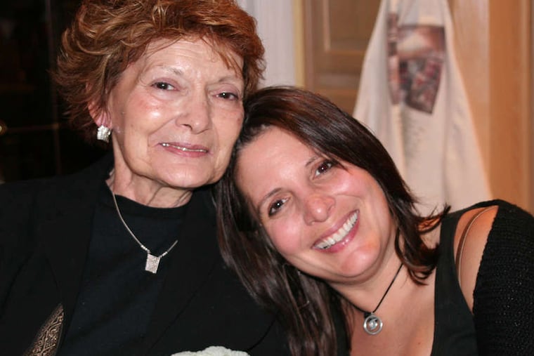 Patricia Pompilio with her daughter, Natalie, in 2013.