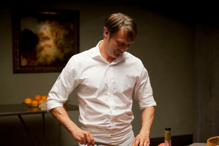 Mads Mikkelsen plays Hannibal Lecter in NBC's thriller "Hannibal" at 10 p.m. Thursday.