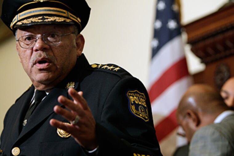 Commissioner Charles H. Ramsey said of Beatrice Weston, 19, held and abused for a decade: "It makes you want to cry." (David Maialetti / Staff Photographer)