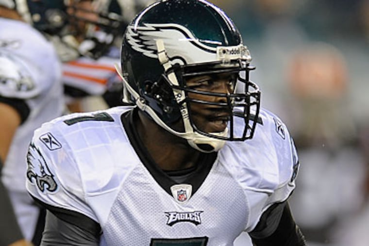 "You can never have too much bravado, man," Michael Vick said. "Never."(Michael Perez/AP Photo)