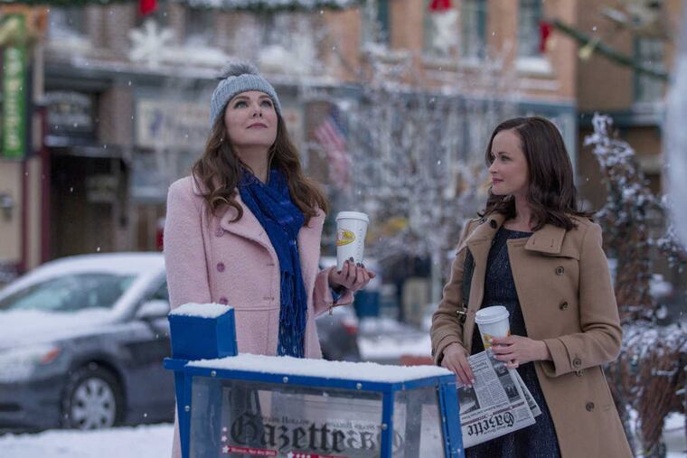 'Gilmore Girls: A Year in the Life': Season 1. Lauren Graham as Lorelai Gilmore (left) and Alexis Bledel as Rory Gilmore.