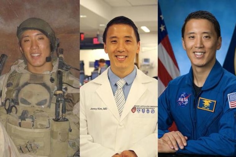 Jonny Kim is a Navy SEAL, Harvard-trained doctor and NASA astronaut.