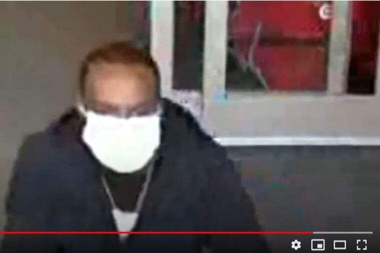 This man seen leaving a Target store on Friday, April 17 is sought by police for allegedly carjacking a vehicle later that night at 17th and Diamond Streets in North Philadelphia, then allegedly striking and critically injuring Temple University student Emily Ocelus in a hit-and-run collision on the 1500 block of Willington Street.