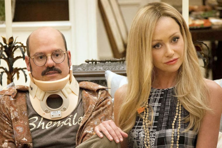 David Cross, left, and Portia de Rossi in the resurrected "Arrested Development" on Netflix.
