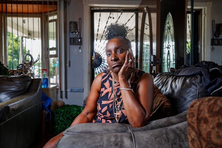 Marcia Chestnut at her West Oak Lane home. She's had lots of trouble reaching her local Social Security Administration office by phone.