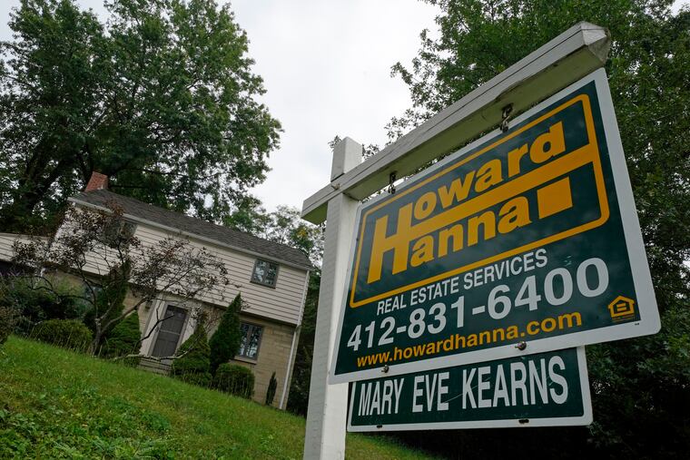 This is a home for sale in Mount Lebanon, Pa., in 2021.