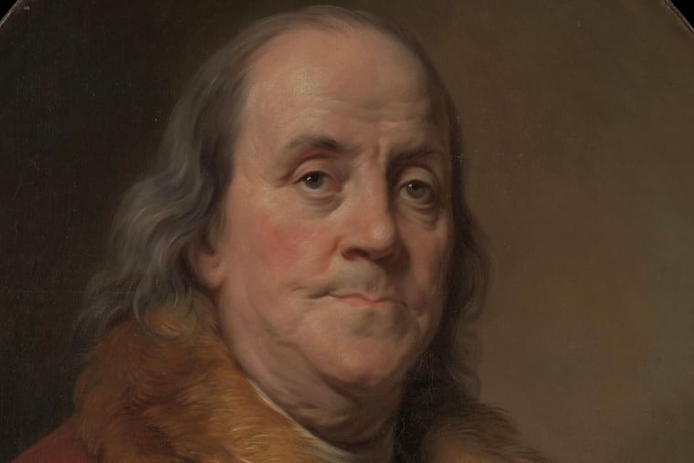 A 1778 portrait of Benjamin Franklin by artist Joseph Siffred Duplessis. A new documentary produced by Ken Burns that begins airing this week on PBS looks at the historical figure's life.