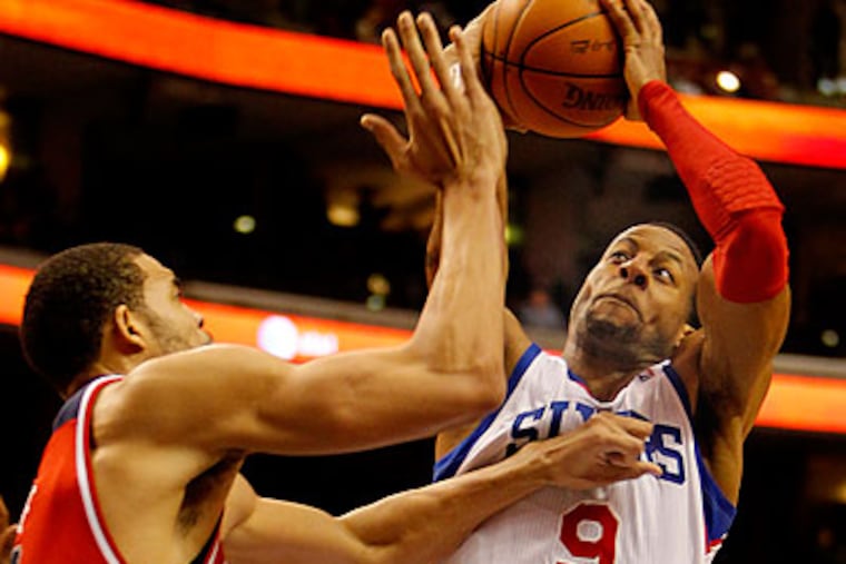 Andre Iguodala had seven points, seven rebounds, and 11 assists against the Wizards. (Ron Cortes/Staff Photographer)