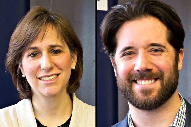 Marcia Gelbart and Dave Gloss.