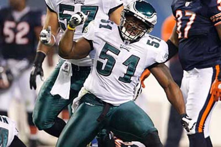 Joe Mays excelled as part of the Eagles' special teams unit last season. (Ron Cortes / Staff Photographer )