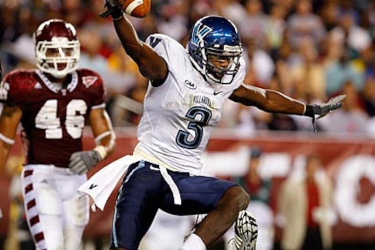 Brandyn Harvey helped Villanova upset Temple at Lincoln Financial Field last season. (Ron Cortes/Staff Photographer)