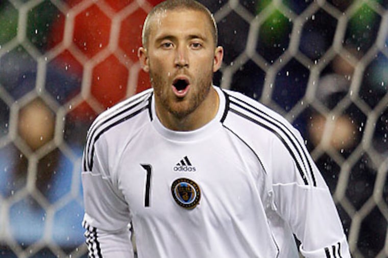 Chris Seitz has allowed two goals in each of the first three games for the Union. (David Maialetti/Staff file photo)