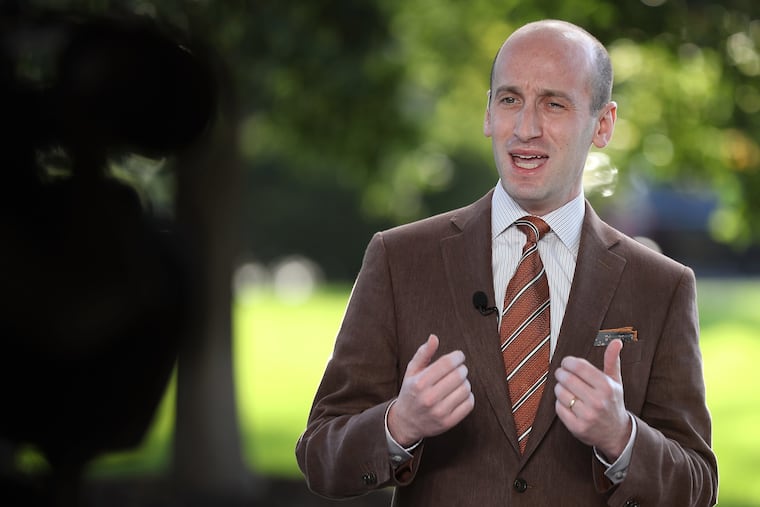 Former White House adviser Stephen Miller, shown in August 2020.
