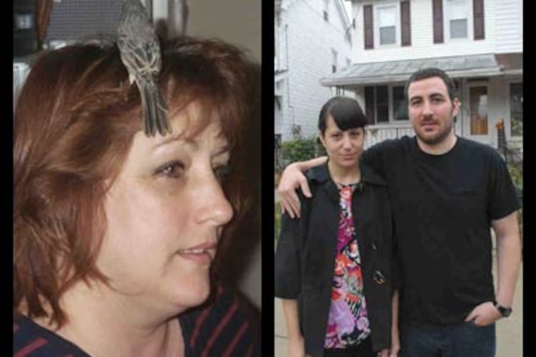 Pati Mattrick, left, lost her finch when state game officials confiscated it. Rob Quigley and Jenn Friberg bought a house that had been a meth lab.