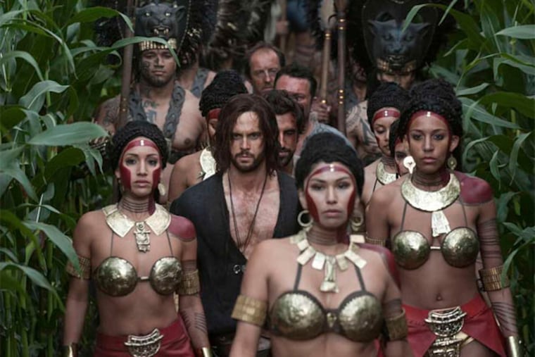 Actor Tom Riley portrays Leonardo da Vinci, leaving the feuding, scheming, and sexual intrigues of 15th-century Florence behind as he sets off for the mysterious New World in the second season of "Da Vinci's Demons." (BBC)