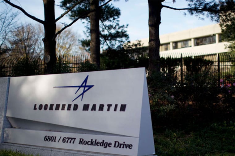 Lockheed Martin headquarters in Bethesda, Md. The defense contractor said the impact would be "minimal in Pennsylvania and New Jersey."