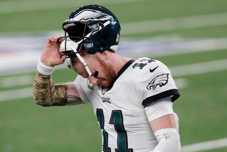 The Eagles made a big bet that Carson Wentz would be their franchise quarterback for years to come. This trade reflects their failure, and his.
