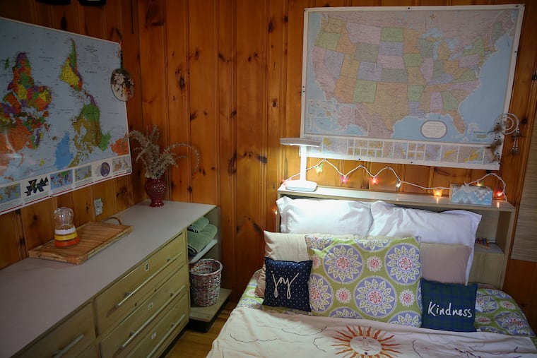 The interior of a former Airbnb in Collingswood. The owner of the property, Christina McLean, recently moved out of Collingswood, in part because she was issued a cease-and-desist letter for running an Airbnb.