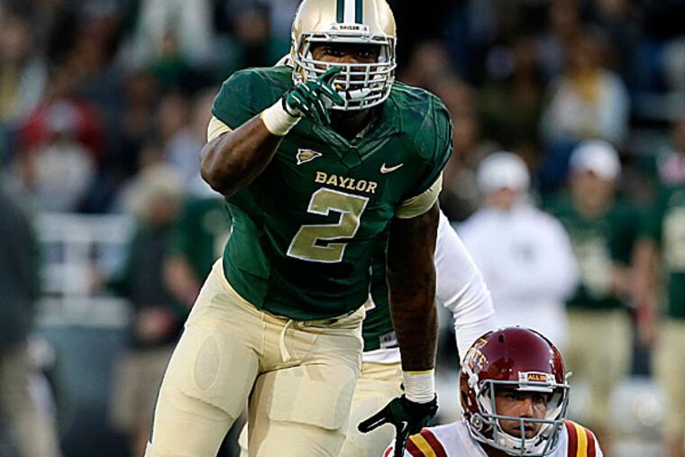 Baylor defensive end Shawn Oakman. (Tony Gutierrez/AP)