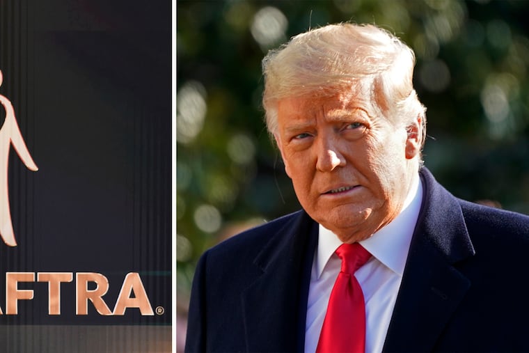 the SAG-AFTRA board voted overwhelmingly that there is probable cause that Trump violated its guidelines for membership. Trump resigned from the union.
