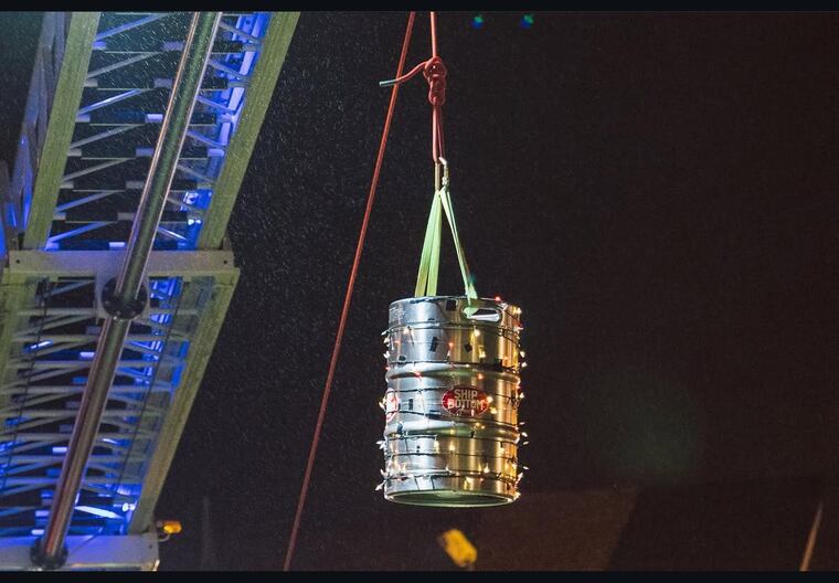 Ship Bottom Brewery will host a "keg drop" to usher in the new year.