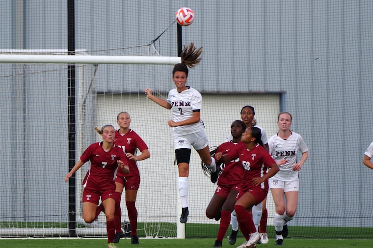 Penn women's soccer played Big 5 rival Temple to a scoreless draw in the season opener for the Quakers. Both teams were the first to experience the NCAA's new overtime rule for college soccer.