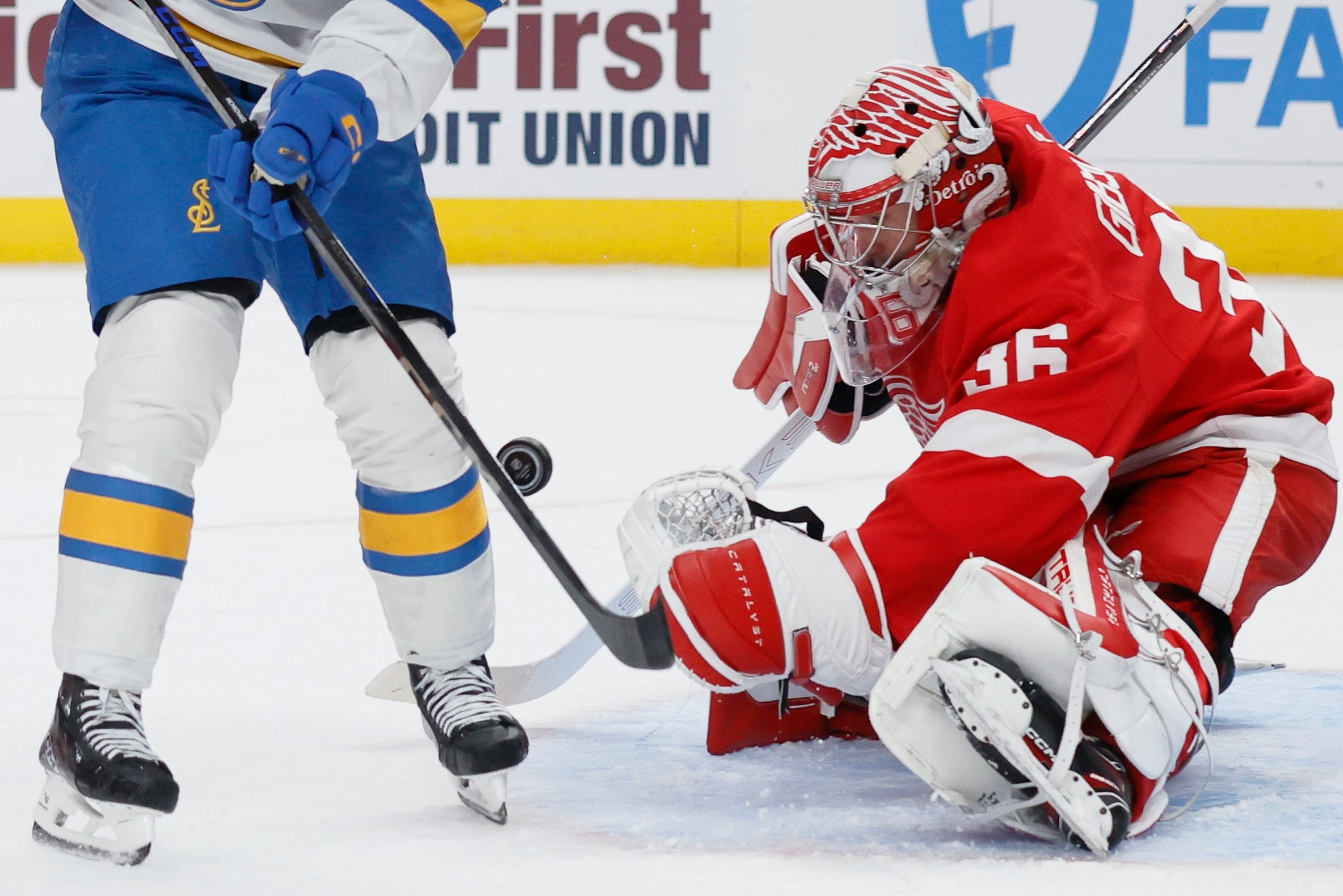 Kaskimaki's first career NHL goal caps Blues' rally in 5-4 victory over Red Wings