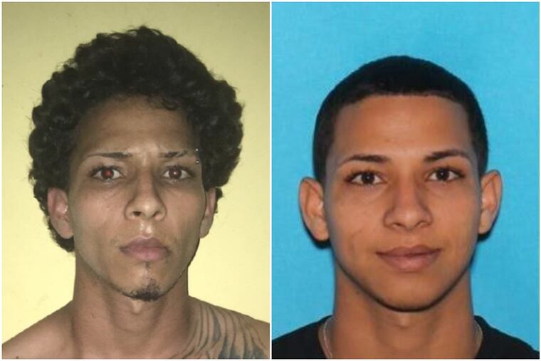 Rolfi Ferreira Cruz, seen here after his arrest last week in the Dominican Republic (left) and in an earlier photo from New Jersey, is accused of shooting David Ortiz in a nightclub.