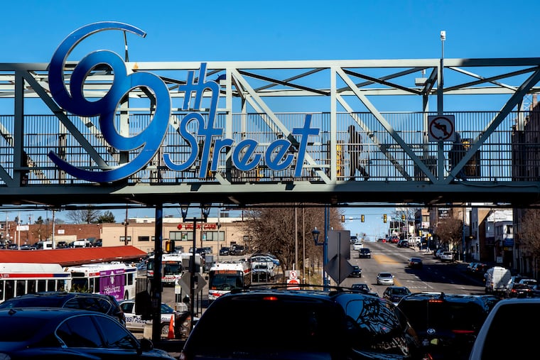 The famous 69th Street bridge over Market Street in Upper Darby is a familiar sight, but Mayor Barbarann Keffer would like to remove it as part of a campaign to make the township's streets more walkable.