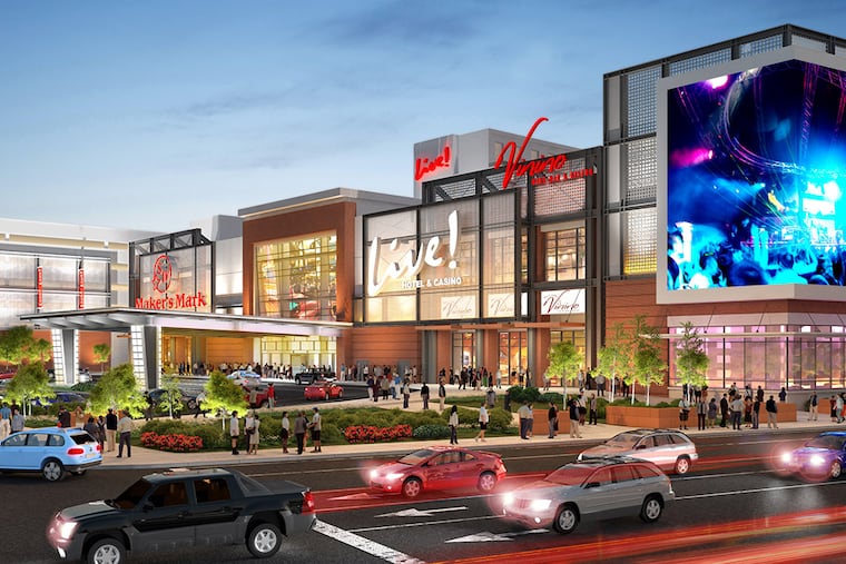 Rendering of the Live! Hotel & Casino in South Philadelphia.
