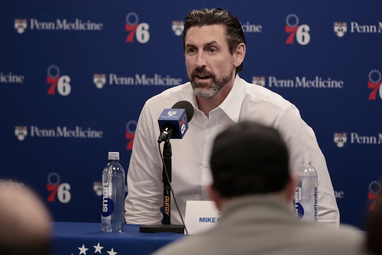 Sixers president of basketball operations Mike Gansy was pleased with their pick after Labaron Philon Jr. fell to No. 22.