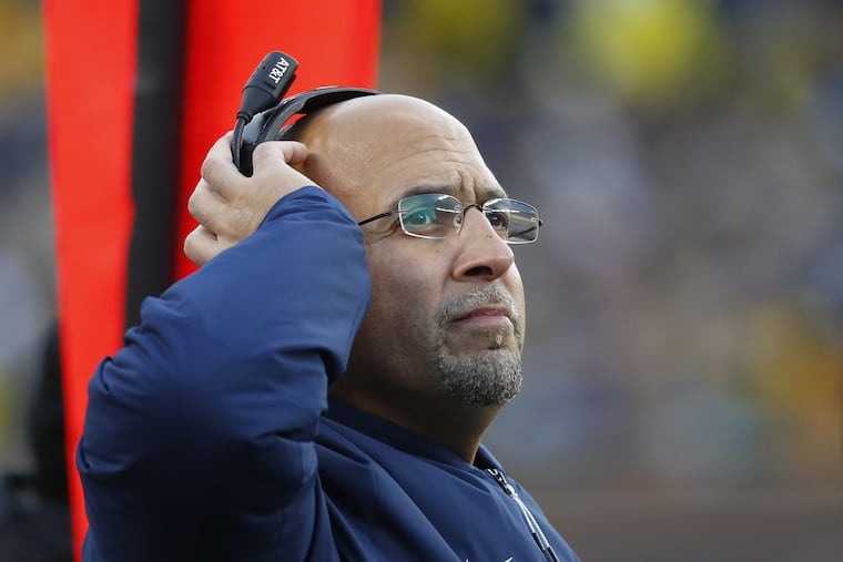 Penn State coach James Franklin's contract runs through 2022.