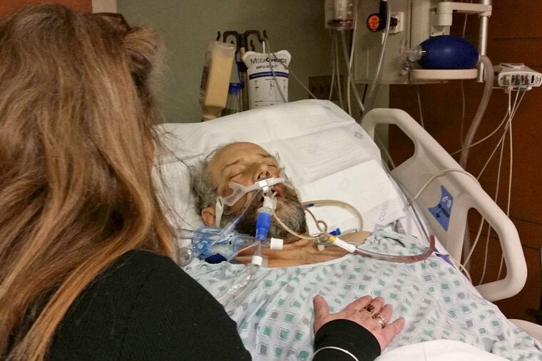 Edward Martin, doing much better. A photo of his recovery helped his doctor through his own difficult time.