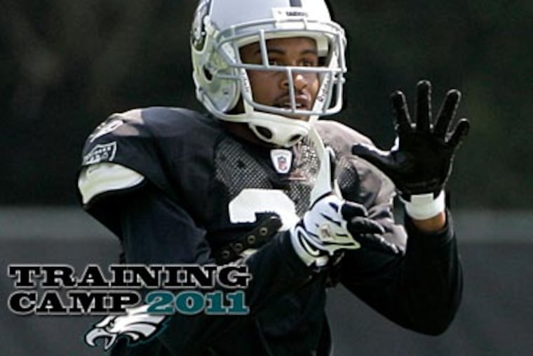 The Eagles signed free agent cornerback Nnamdi Asomugha to a five-year contract. (Eric Risberg/AP)