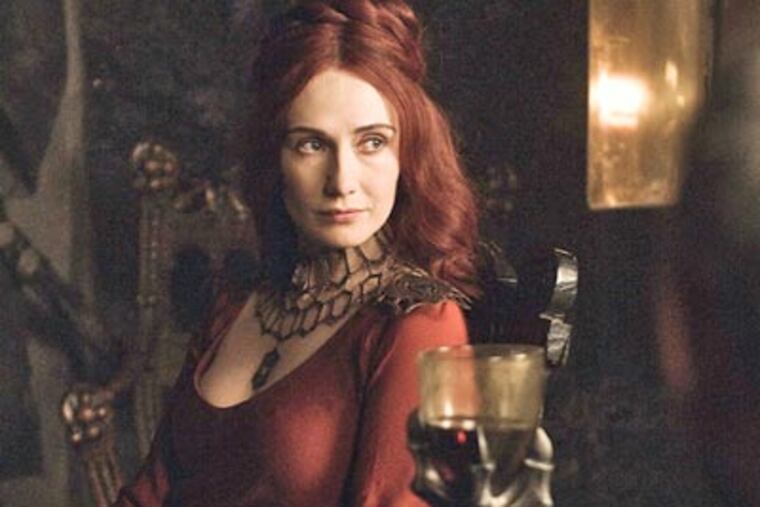 Carice van Houten in a scene from the season premiere of "Game of Thrones." (HBO)