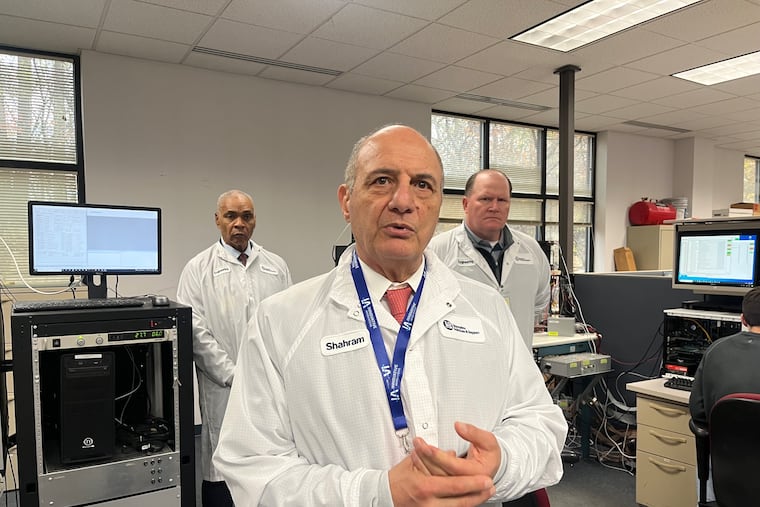 Shahram Askarpour, chief executive of Innovative Aerosystems, talks about innovations at the company's newly expanded Exton factory.