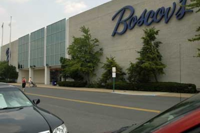 Boscov's, the Reading-based department store chain, is reopening some stores in Philly's Pa. suburbs but not in New Jersey Pictured here is Boscov's at the Moorestown Mall. (Jonathan Wilson/Inquirer)