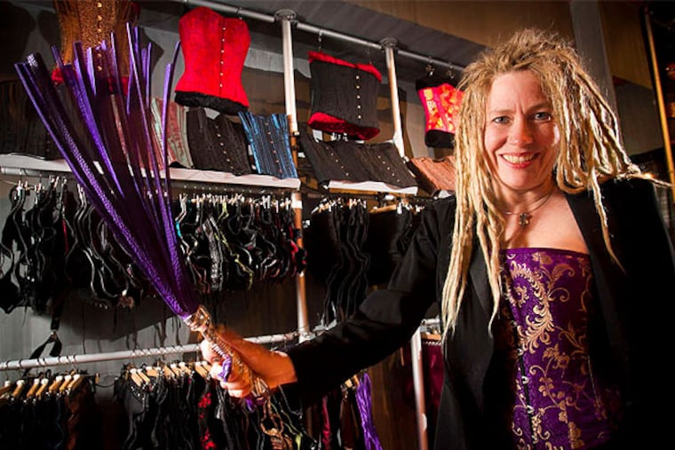 Kali Morgan is the owner of South Street's Passional Boutique and Sexploratorium, which specializes in selling high-quality fetish attire and sex toys. The shop also hosts sex-ed programs and discussions. (Alejandro A. Alvarez / Staff Photographer)