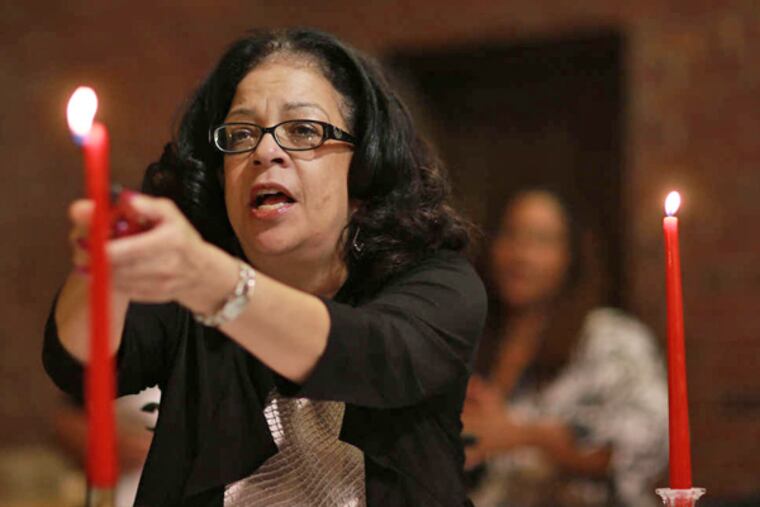 The Rev. Denise Statham at Living Water United Church of Christ.