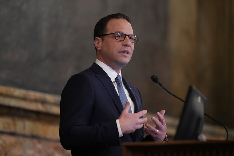 Pennsylvania Gov. Josh Shapiro delivers his budget address for the 2025-26 fiscal year to a joint session of the state House and Senate at the Capitol on Tuesday, Feb. 4, 2025, in Harrisburg, Pa.